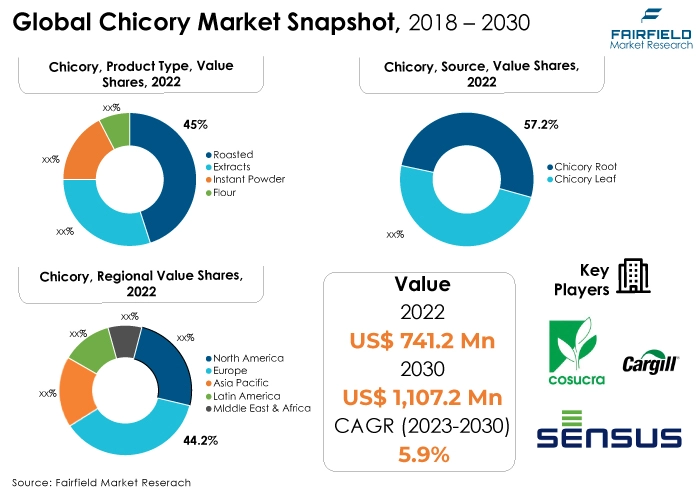 Chicory Market Snapshot, 2018 - 2030