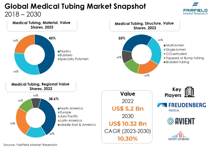 Medical Tubing Market Snapshot, 2018 - 2030