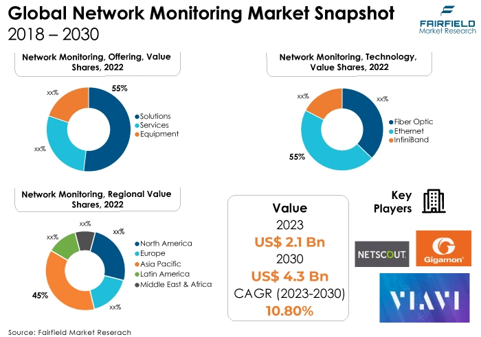 Network Monitoring Market Snapshot, 2018 - 2030
