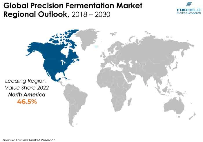 Precision Fermentation Market Regional Outlook, 2018 - 2030