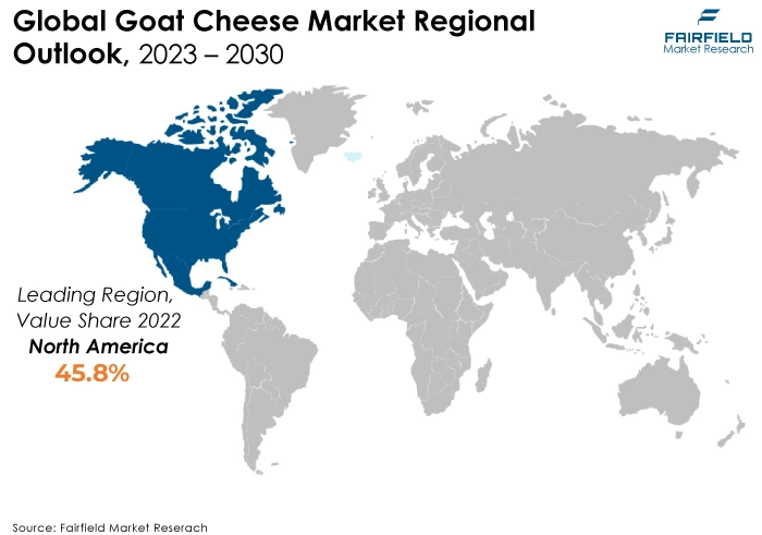 Goat Cheese Market Regional Outlook, 2023 - 2030