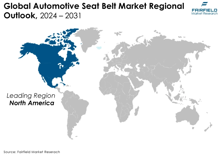 Automotive Seat Belt Market Regional Outlook, 2024 - 2031