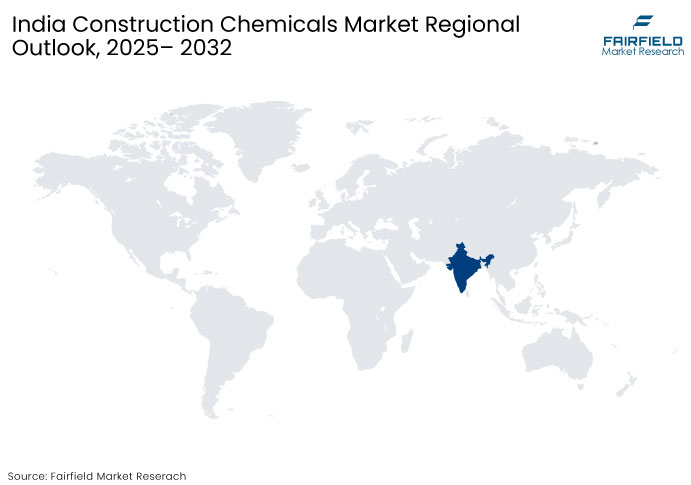 India Construction Chemicals Market Regional Outlook, 2025 - 2032