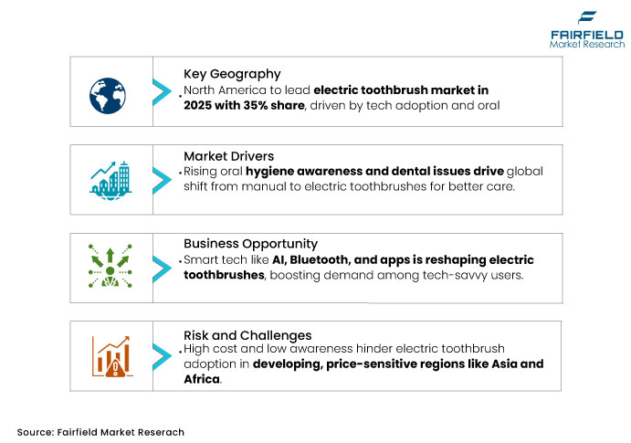 Electric Toothbrush Market, DROs