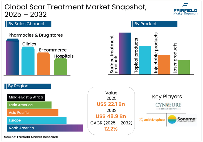 Scar Treatment Market Snapshot, 2025 - 2032
