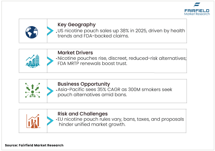 Nicotine Pouches Market DROs