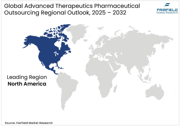 Advanced Therapeutics Pharmaceutical Outsourcing Market Regional Outlook, 2025 - 2032