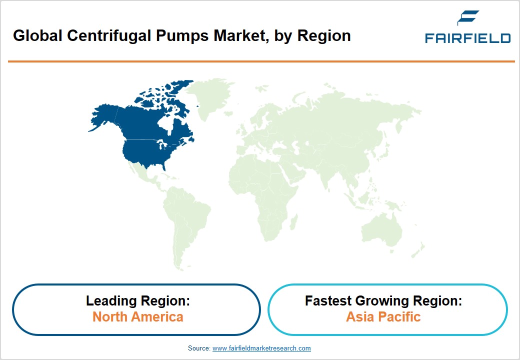 Centrifugal Pumps Market Region, 2026 - 2033